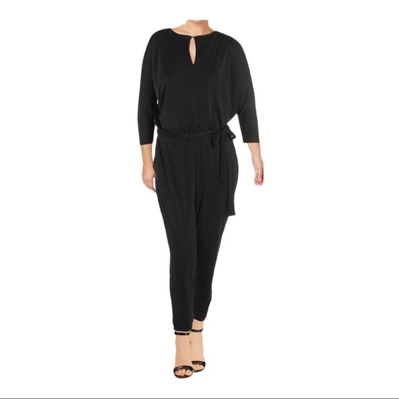 Lauren ralph lauren keyhole jumpsuit size L - Picture 2 of 5